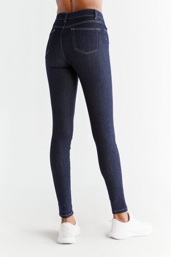 Coupe skinny pour femmes, dunkles Schieferblau 3