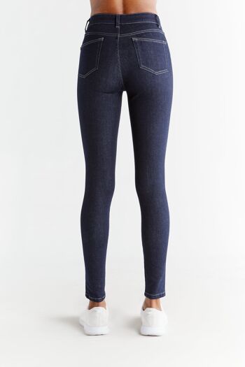 Coupe skinny pour femmes, dunkles Schieferblau 4