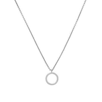ORION Halskette , 925 Silber rhodiniert, 42+4+4cm Verlängerung (SKU: C20N1SWWD)