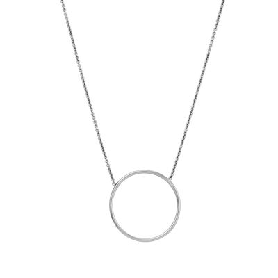 ORION Halskette , 925 Silber rhodiniert, 42+4+4cm Verlängerung (SKU: C20N2SWWD)