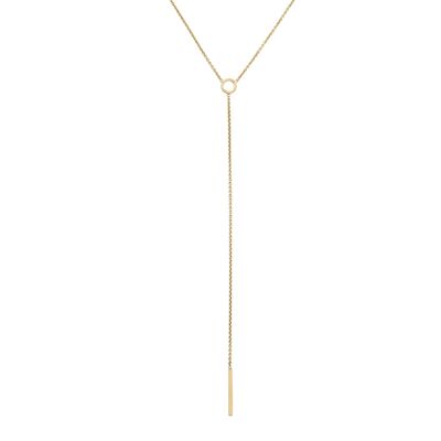 ORION Halskette , 925 Silber vergoldet, 42+4+4cm Verlängerung (SKU: C20L1SYWD)