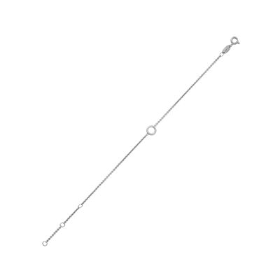 ORION Armband , 925 Silber rhodiniert, 15.5+1.5+1.5cm Verlängerung (SKU: C20B1SWWDM)