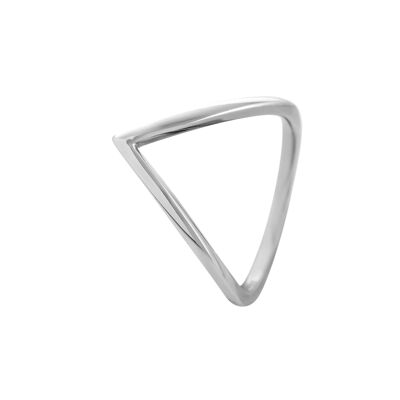 LYRA Ring , 925 Silber rhodiniert (SKU: C23R3SWWD*)