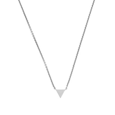LYRA Halskette , 925 Silber rhodiniert, 38+4+4cm Verlängerung (SKU: C23N2SWWD)