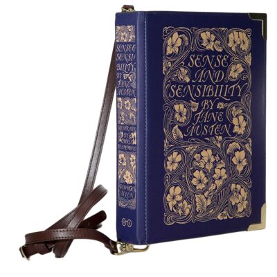 Sense and Sensibility Book Handbag Crossbody Clutch - Small