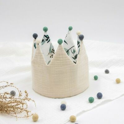 Couronne d'anniversaire "Eucalyptus" - sans broderie