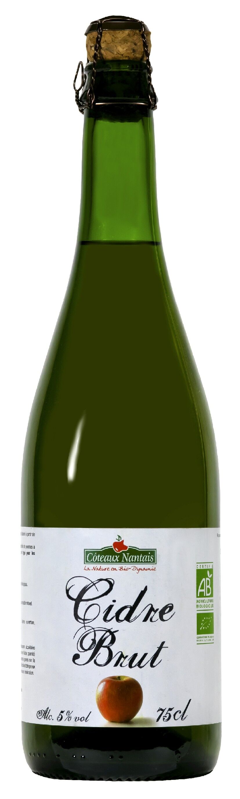 Organic raw cider - 75 cl
