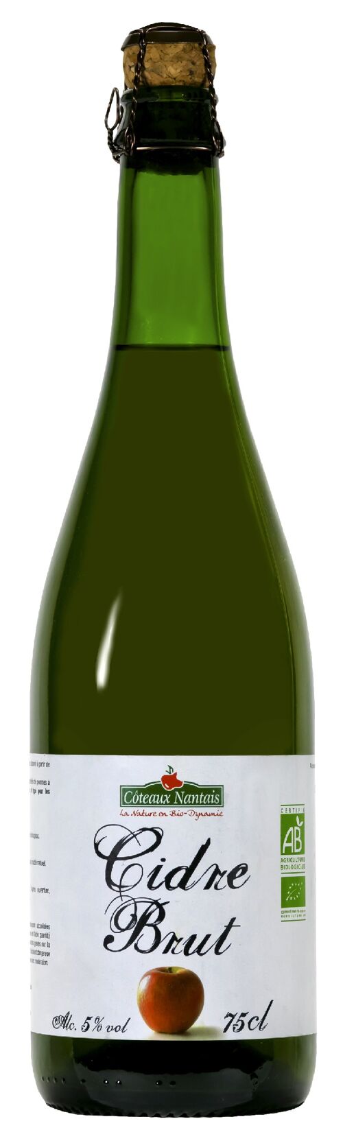 Cidre brut Bio -  75 cl