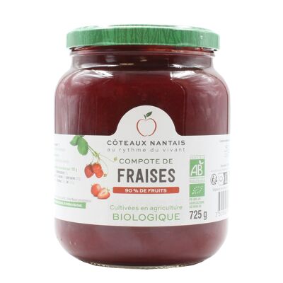 Compote fraises Bio - 725 g