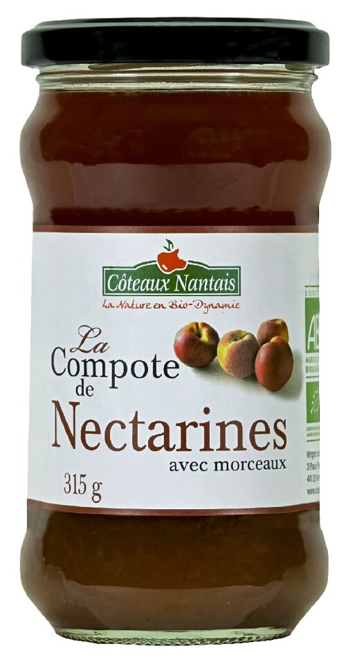 Compote nectarines Bio - 315 g