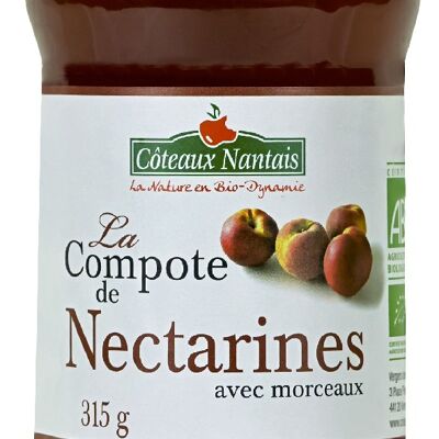 Compote nectarines Bio - 315 g