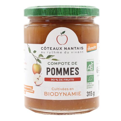 Compote  pommes Bio Demeter - 315 g