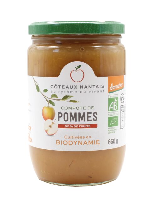Compote  pommes Bio Demeter - 660 g