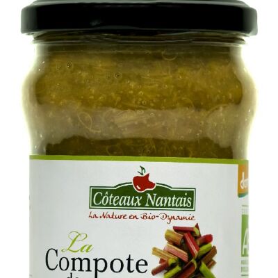 Compote rhubarbe Bio Demeter - 315 g