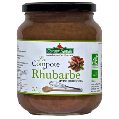 Compote rhubarbe Bio - 725 g