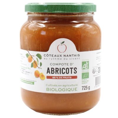 Compote abricots Bio - 725 g