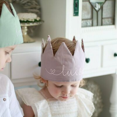 Birthday crown individually - without embroidery