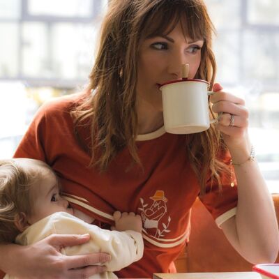 T-shirt da allattamento You&Milk x Charlie Mamas
