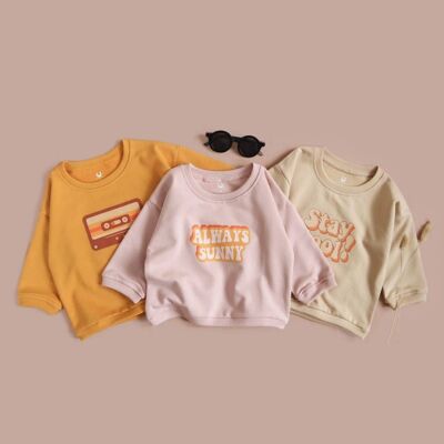 RETRO SWEATER - Mustard