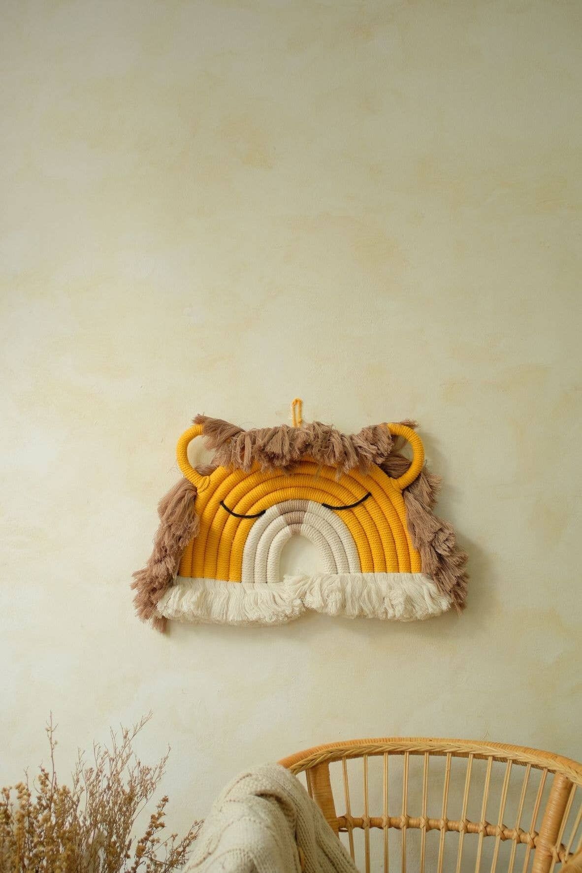 Déco Murale Macram Jungle__