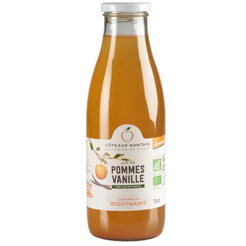 Jus pommes à la vanille Bio Demeter - 75 cl