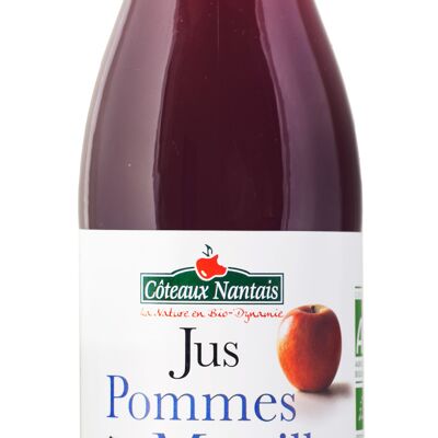 Jus pommes myrtilles Bio - 25 cl