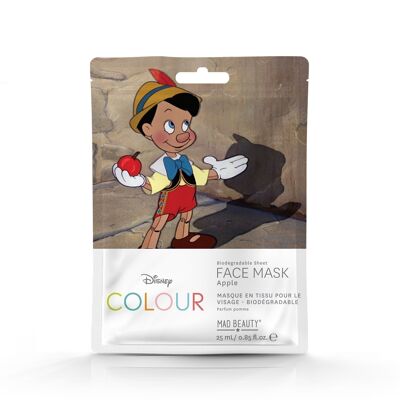 Masque en tissu Pinocchio couleur Disney Mad Beauty - 12