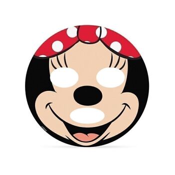 Masques pour le visage en feuille Tear & Share Totally Devoted Disney Minnie Mickey de Mad Beauty - 1 paquet de 12 2
