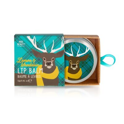 Mad Beauty Scottish Lip Balm Lemon & Mandarin/Deer