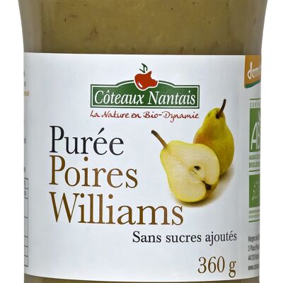 Purée poires Williams Bio Demeter - 360 g