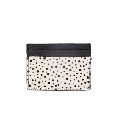 Grace Cheetah Print Leather Card Case