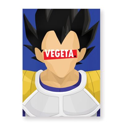 Vegeta-Poster – 30 x 40 cm
