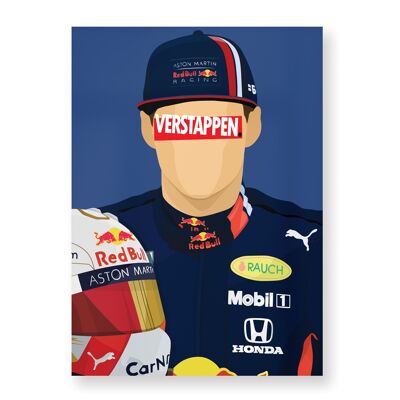 Poster Max Verstappen - 30X40 cm