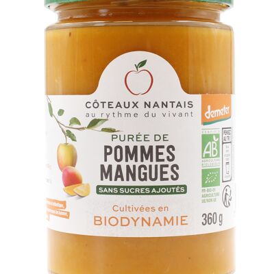 Purée pommes mangues Bio Demeter - 360 g