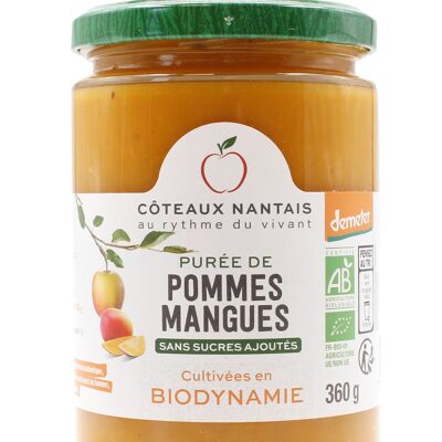 Purée pommes mangues Bio Demeter - 360 g