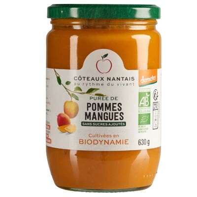 Purée pommes mangues Bio Demeter - 630 g