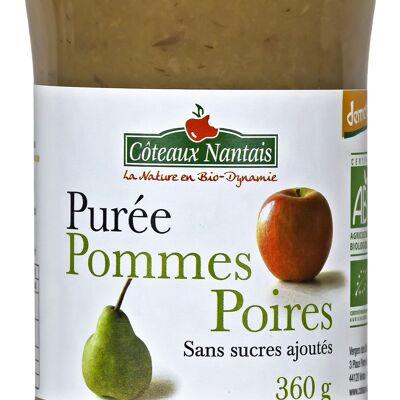 Purée pommes poires Bio Demeter - 360 g