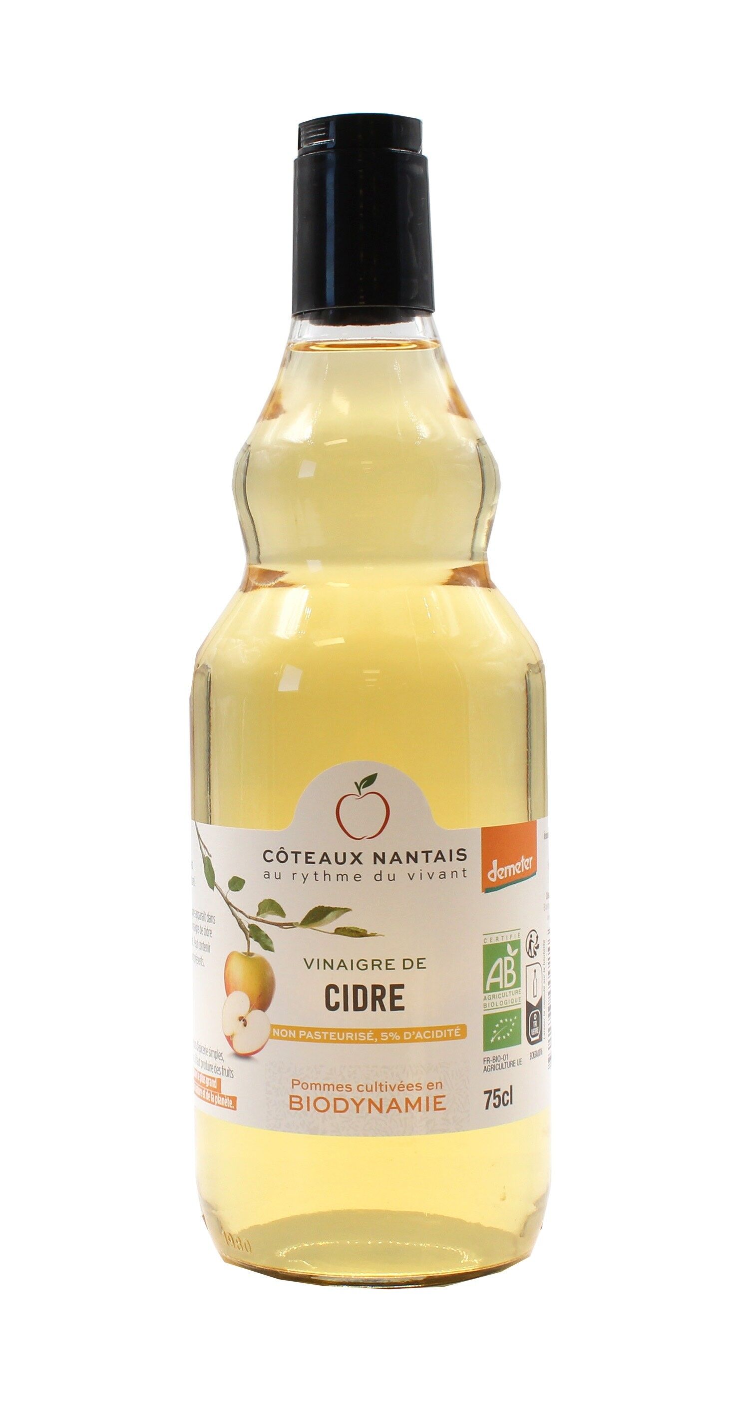 Vinaigre de cidre Bio Demeter - 75 cl