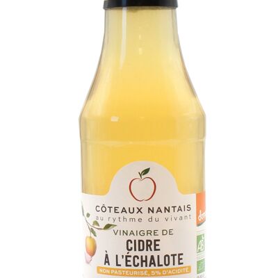 Vinaigre de cidre échalotes Bio Demeter - 25 cl