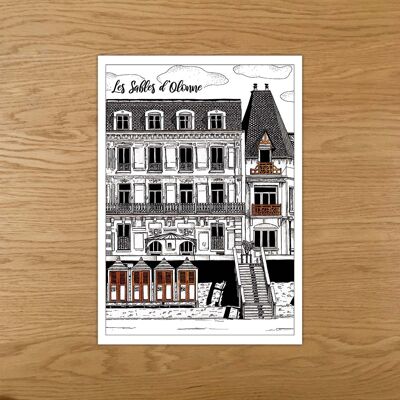 Les Sables d'Olonne, the Embankment Postcard