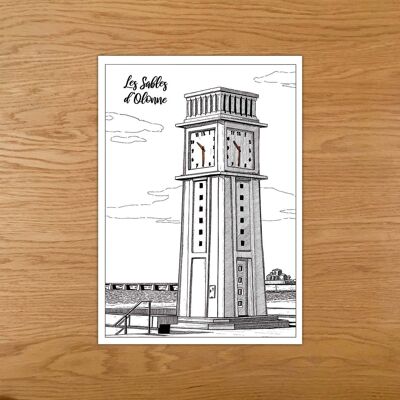 Les Sables d'Olonne Postcard, the Pendulum