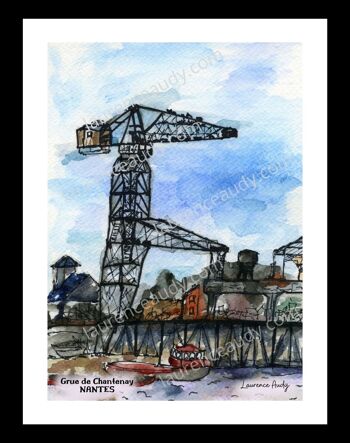 44-NANTES-GRUE NOIRE-AQUARELLE 1