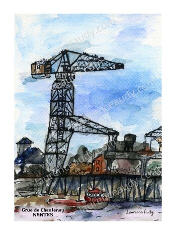 44-NANTES-GRUE NOIRE-AQUARELLE 8