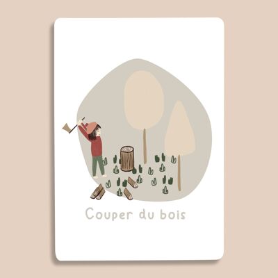 Carte Couper du bois