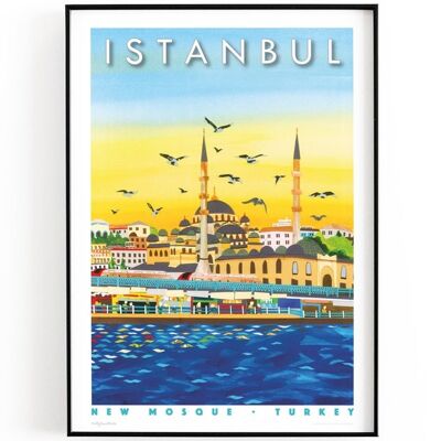 Istanbul, Turkey print A5 or A4 - A4 (£20.00 - £25.00) - No personalisation (£10.00 - £20.00)