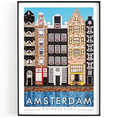 Amsterdam, Netherlands print A5 or A4 - A4 (£20.00)