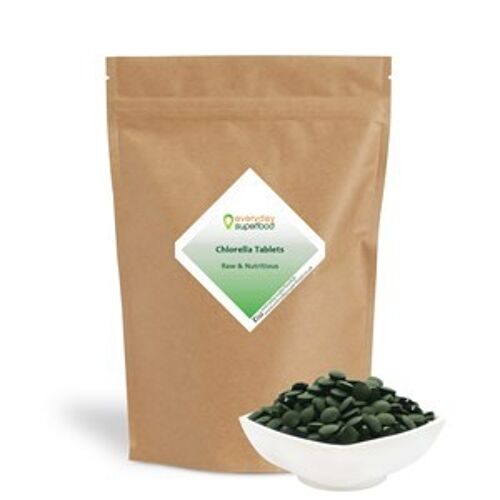 Organic Chlorella Tablets (500mg) - 200 Tablets