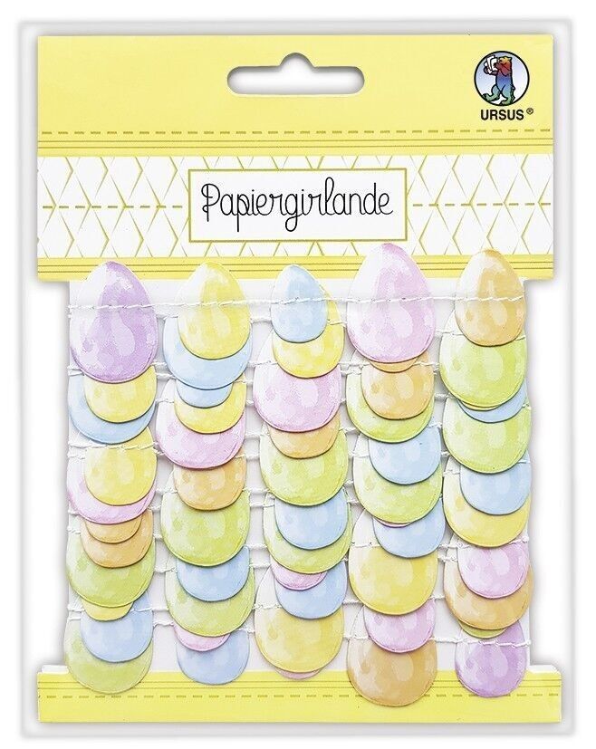 Paper Garland "Easter Eggs"