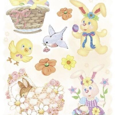 Happy Easter pop-up stickers