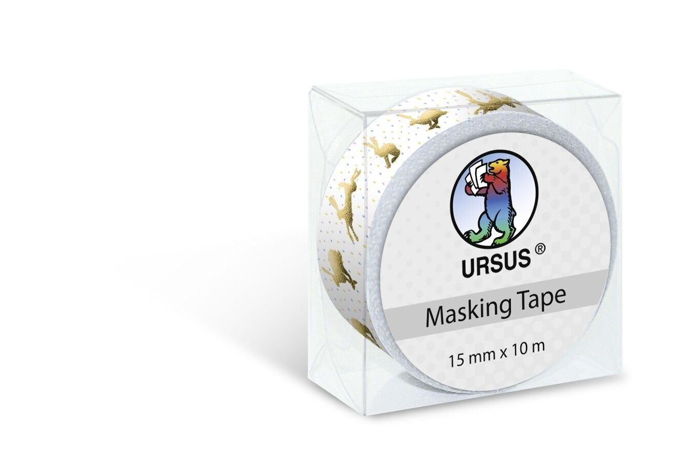 Cinta adhesiva refinada &quot;conejitos, dorado&quot;